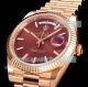 GM Factory Swiss Replica Rolex Day Date 40mm Watch Chocolate Dial Rose Gold Case (3)_th.jpg